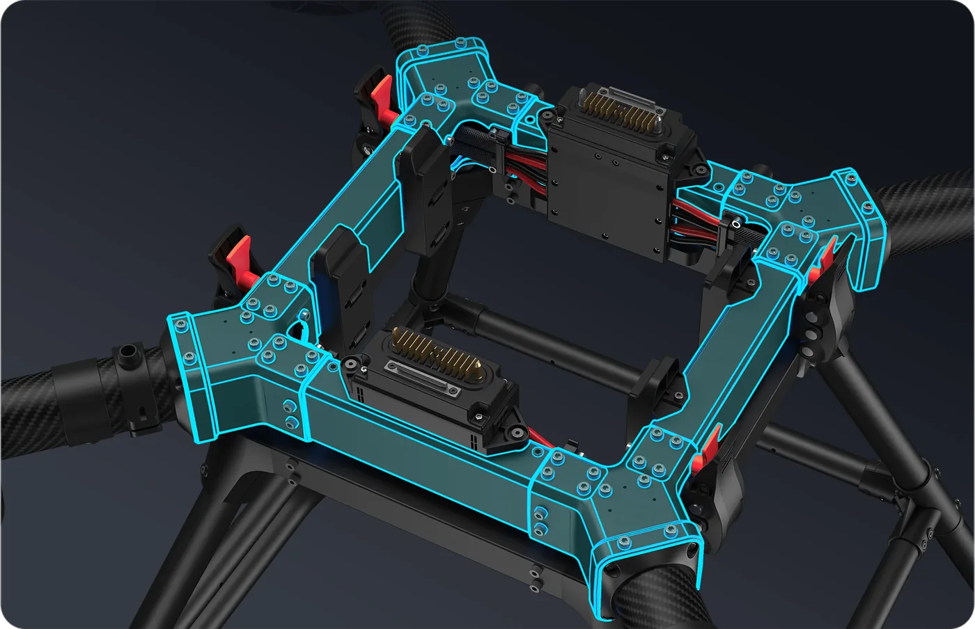 Motores coaxiais duplos